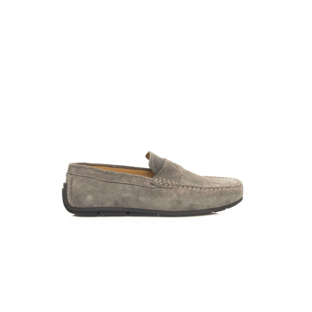 Gray Cowhide Men's Loafer