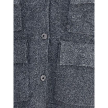 Gray Raccoon Fur Jackets And Coat