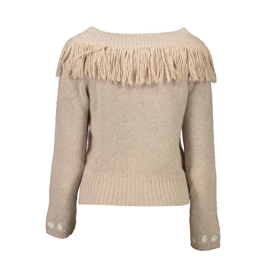 Beige Wool Sweater