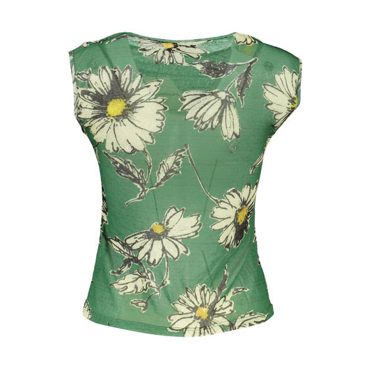Green Polyester Tank Top