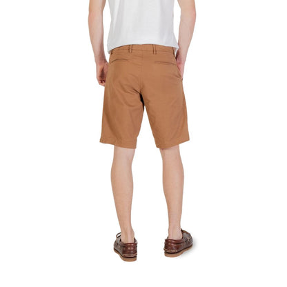 Beige Cotton Bermuda Shorts