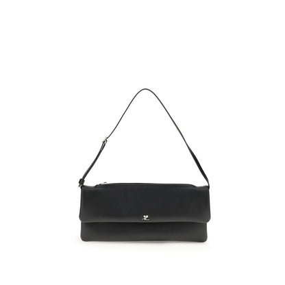 Black Calf Leather Bos Taurus Shoulder Bag