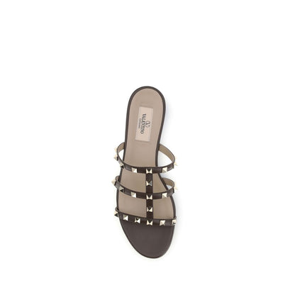 Brown Calf Leather Bos Taurus Sandals