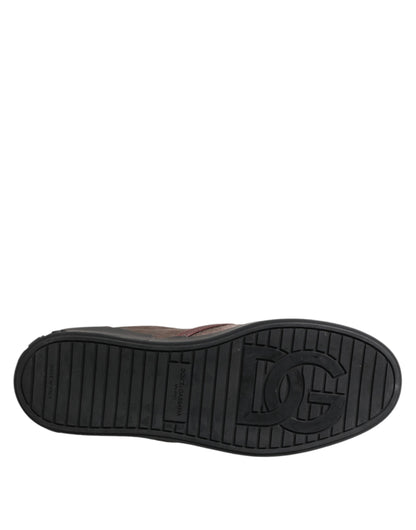 Multicolor Cotton Low Top Slip On Men Sneakers Shoes