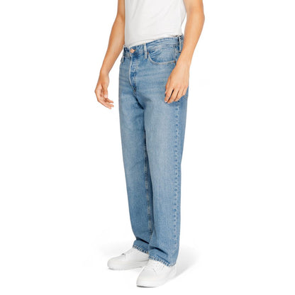 Blue Cotton Relaxed Fit Jean