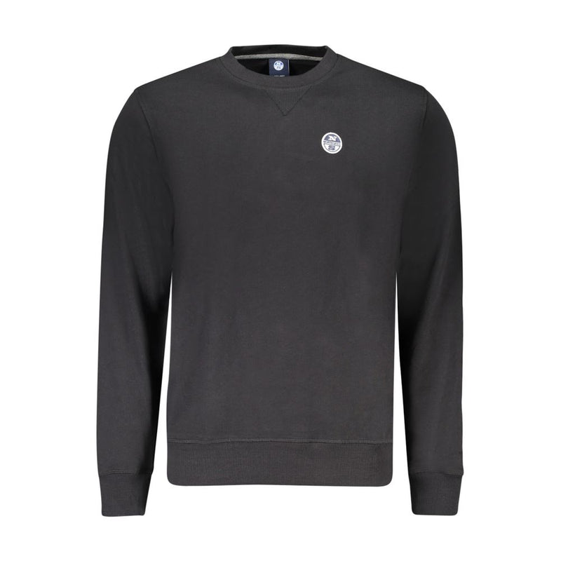 Black Cotton Sweatshirt