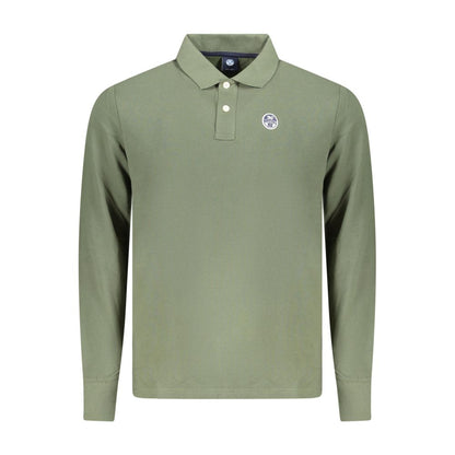 Green Cotton Polo Shirt