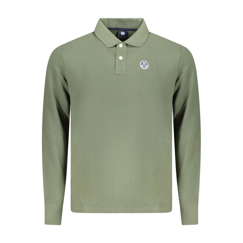 Green Cotton Polo Shirt
