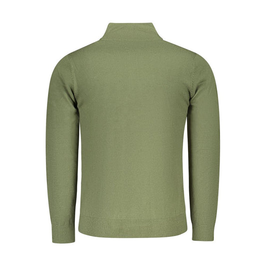 Green Nylon Sweater