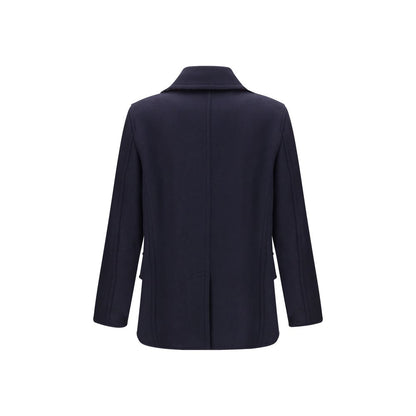 Blue Wool Coat