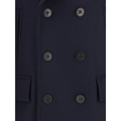Blue Wool Coat