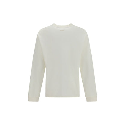 White Cotton Sweatshirt