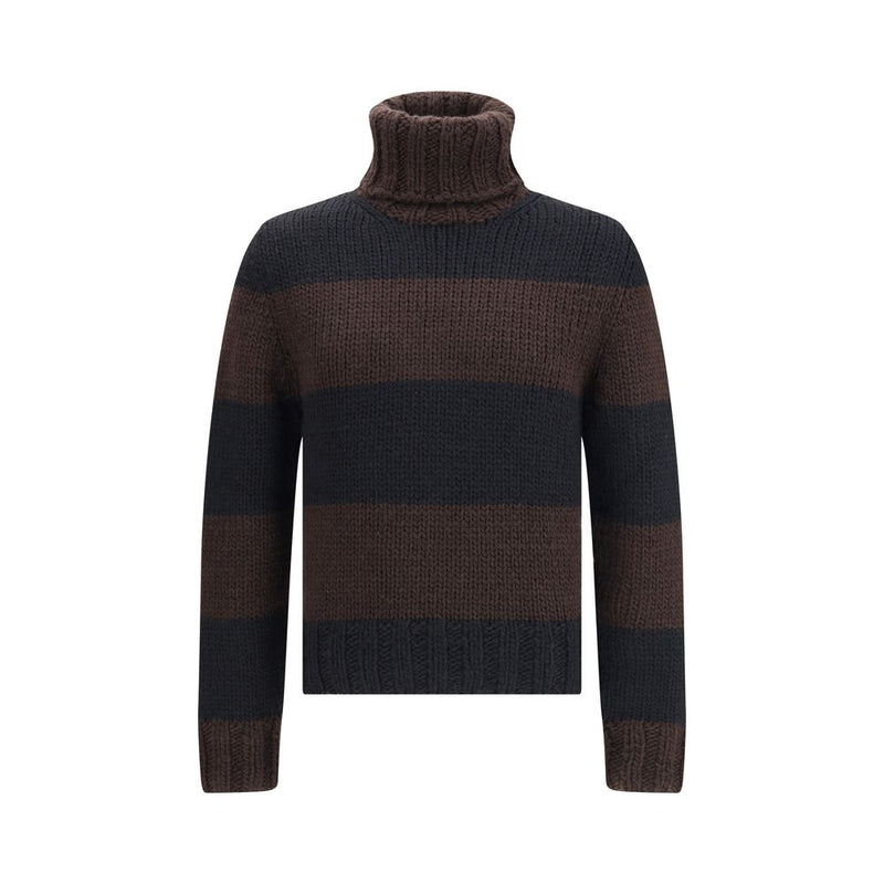 Brown Wool Turtleneck