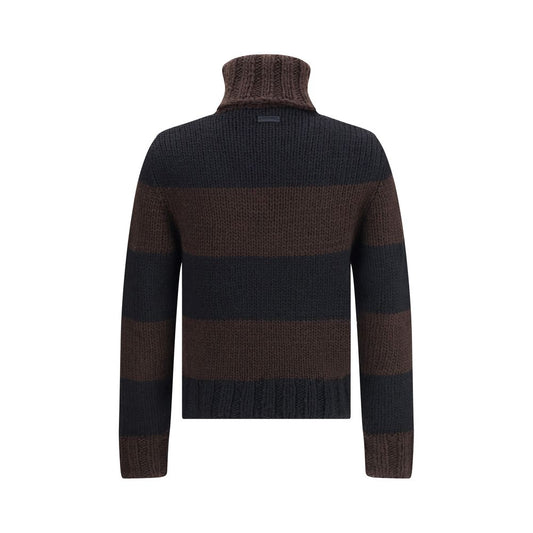 Brown Wool Turtleneck