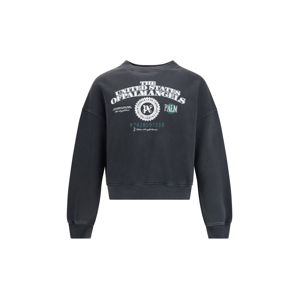 Black Cotton Sweatshirt