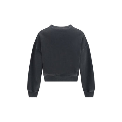 Black Cotton Sweatshirt