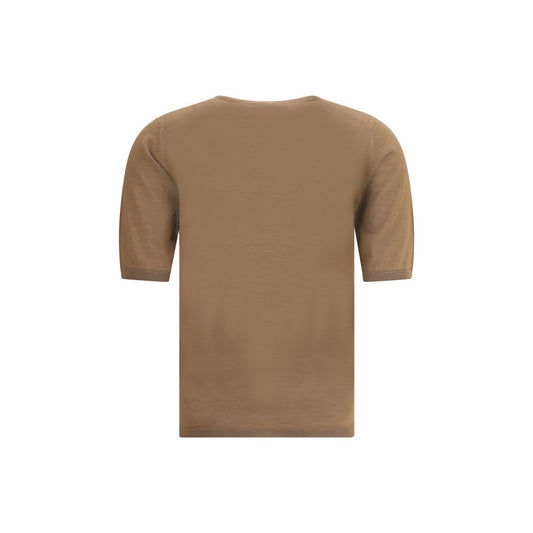 Brown Fleece Wool Top