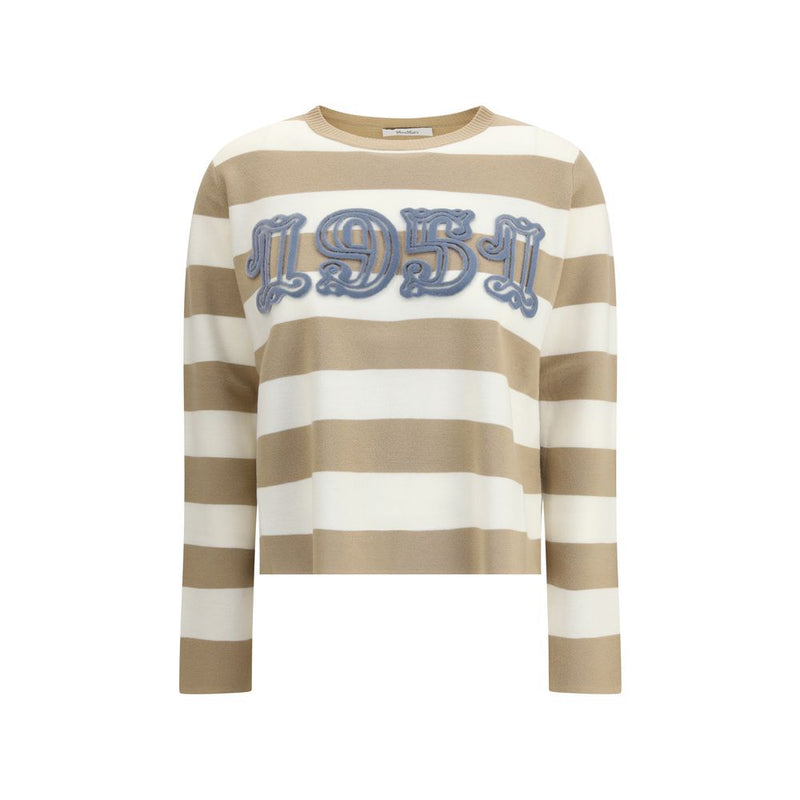 Beige Fleece Wool Sweatshirt