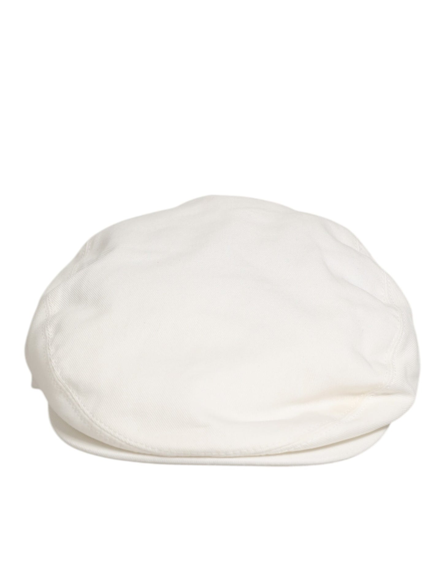 White Cotton Newsboy Cloth Capello Men Cap Hat