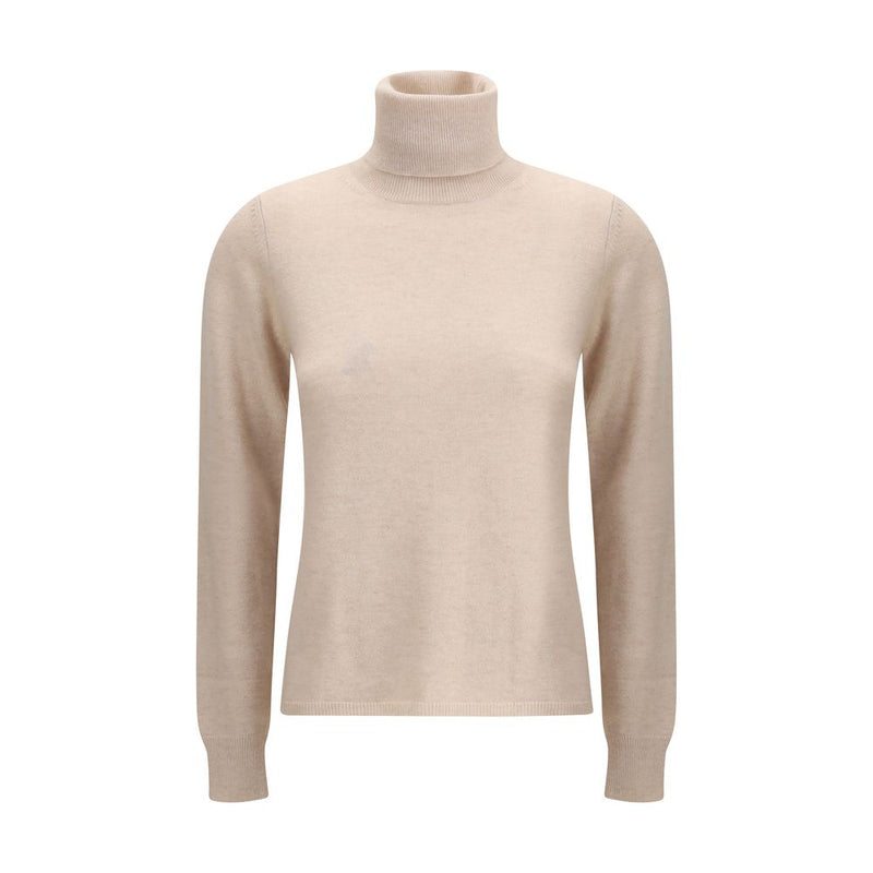 Beige Wool Turtleneck
