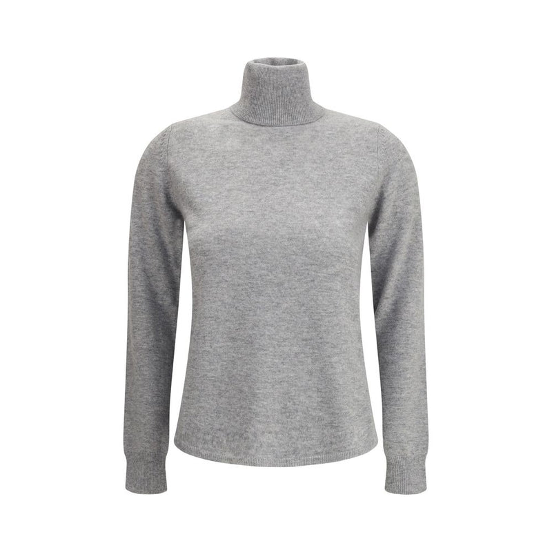 Gray Wool Turtleneck