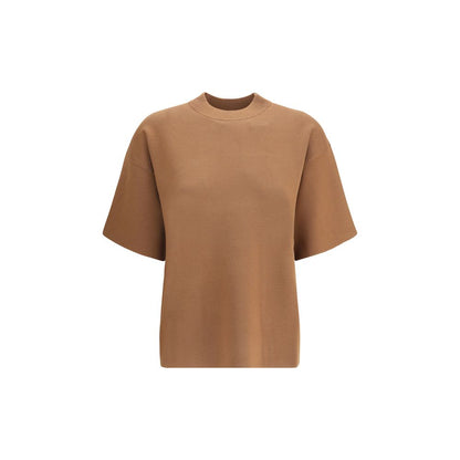 Brown Polyester T-Shirt