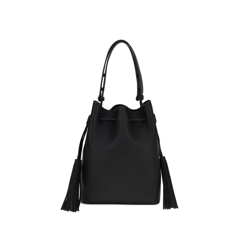 Black Calf Leather Bos Taurus Shoulder Bag