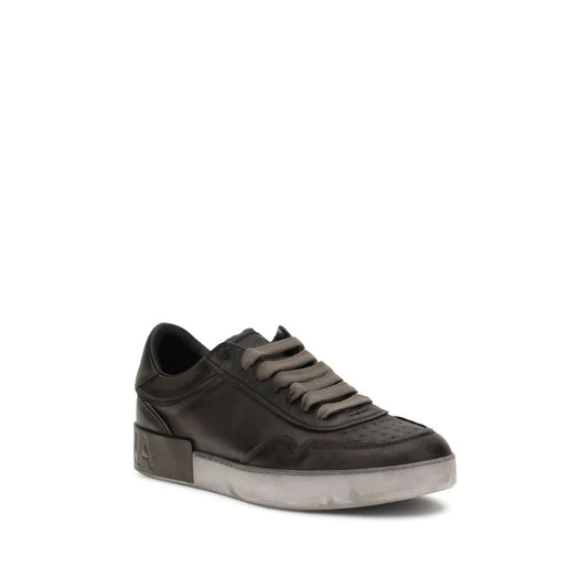 Brown Calf Leather Bos Taurus Low Top Sneakers