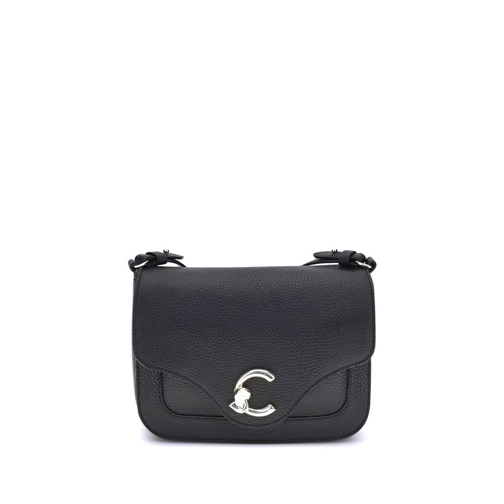 Black Calf Leather Bos Taurus Shoulder Bag