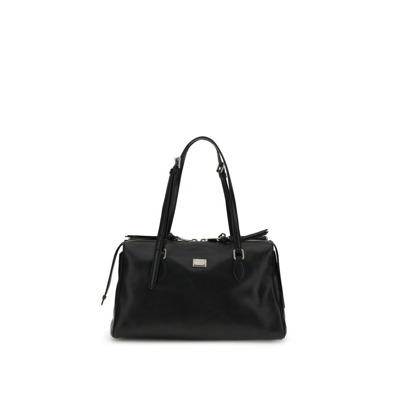 Black Calf Leather Bos Taurus Shoulder Bag