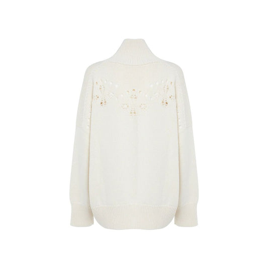 White Wool Sweater