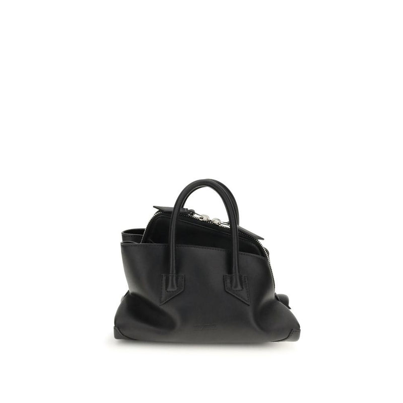 Black Calf Leather Bos Taurus Handbag