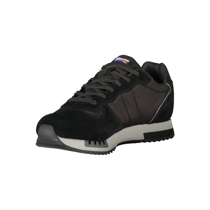 Black Polyester Sneaker