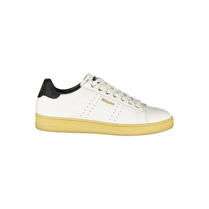 White Polyester Sneaker