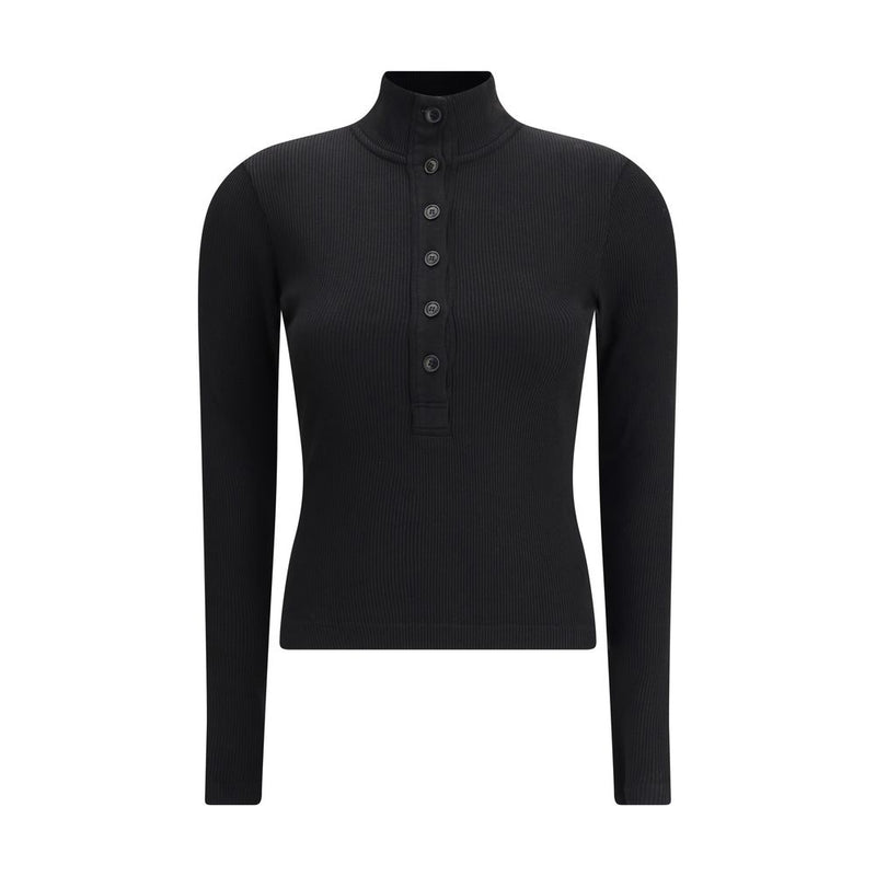 Black Cotton Longsleeve Shirt