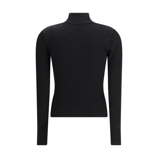 Black Cotton Longsleeve Shirt