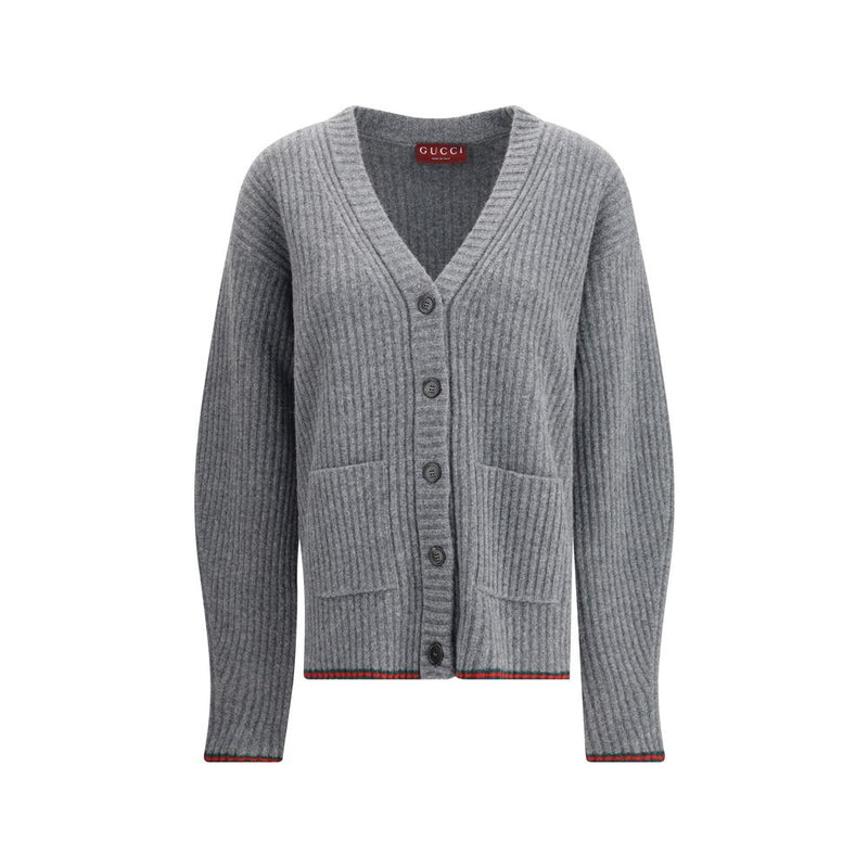 Gray Wool Cardigan