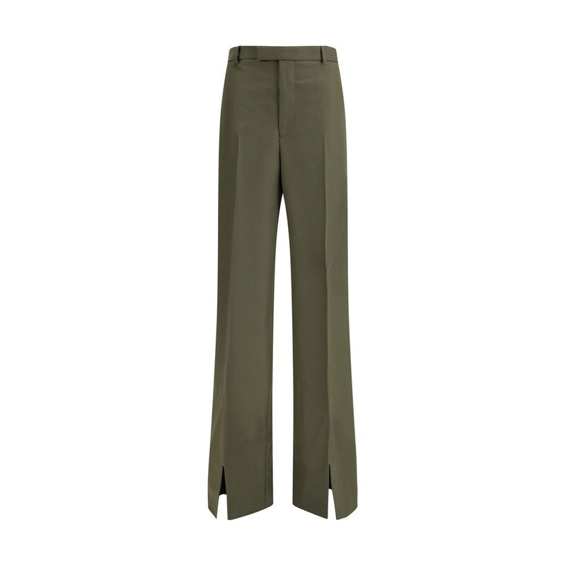 Green Wool Pants
