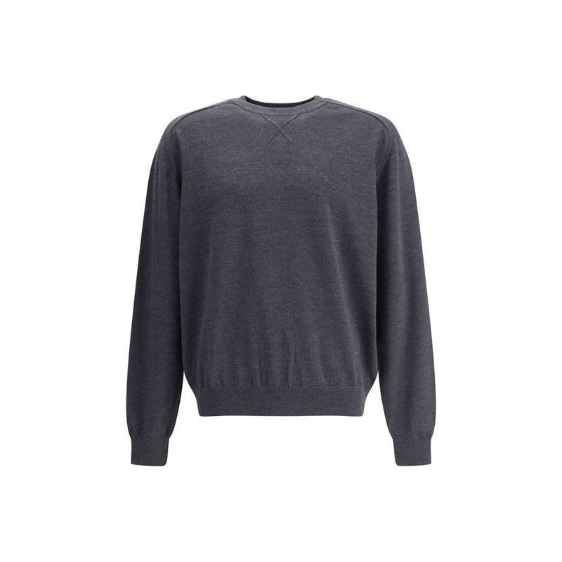 Gray Merino Wool Sweatshirt