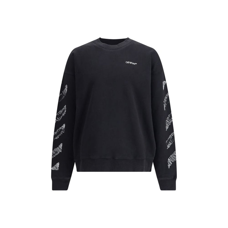 Black Cotton Sweatshirt