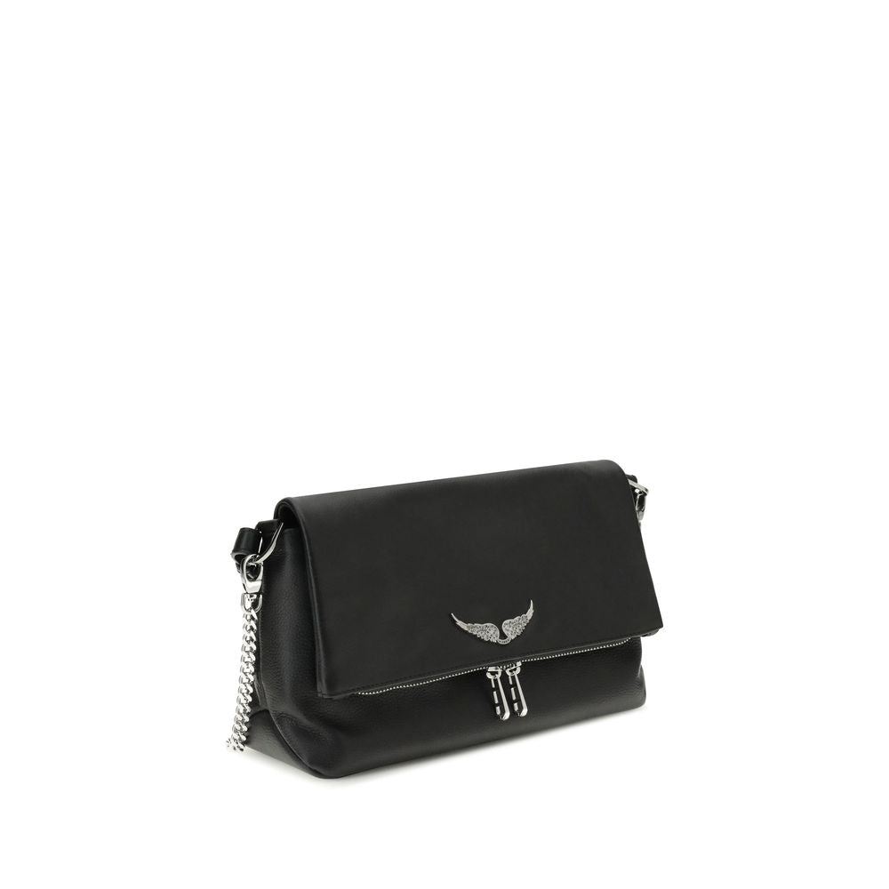Black Calf Leather Bos Taurus Shoulder Bag