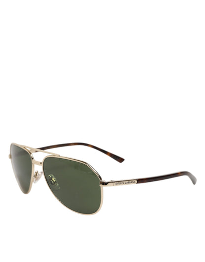 DG2125 Silver Frame Aviator Shades Eyewear Sunglasses