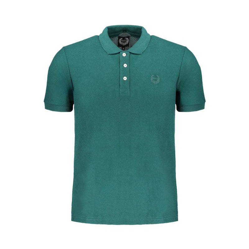 Green Cotton Polo Shirt