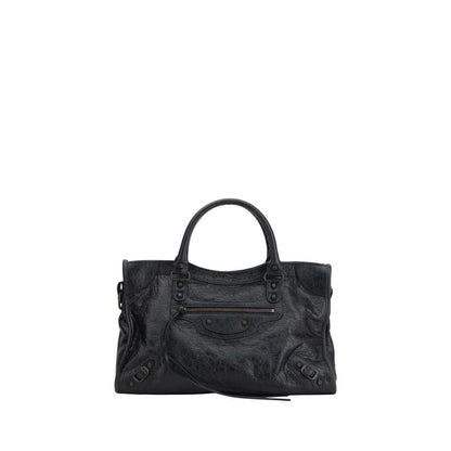 Black Calf Leather Bos Taurus Shoulder Bag