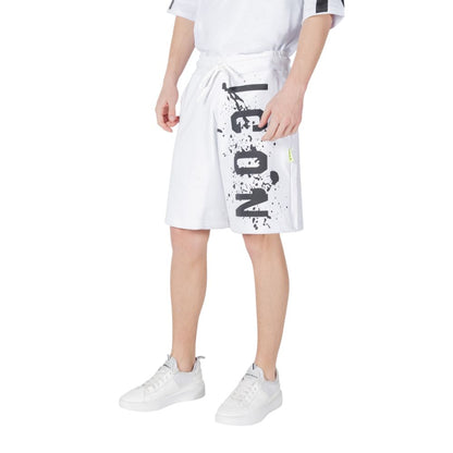 White Cotton Bermuda Shorts