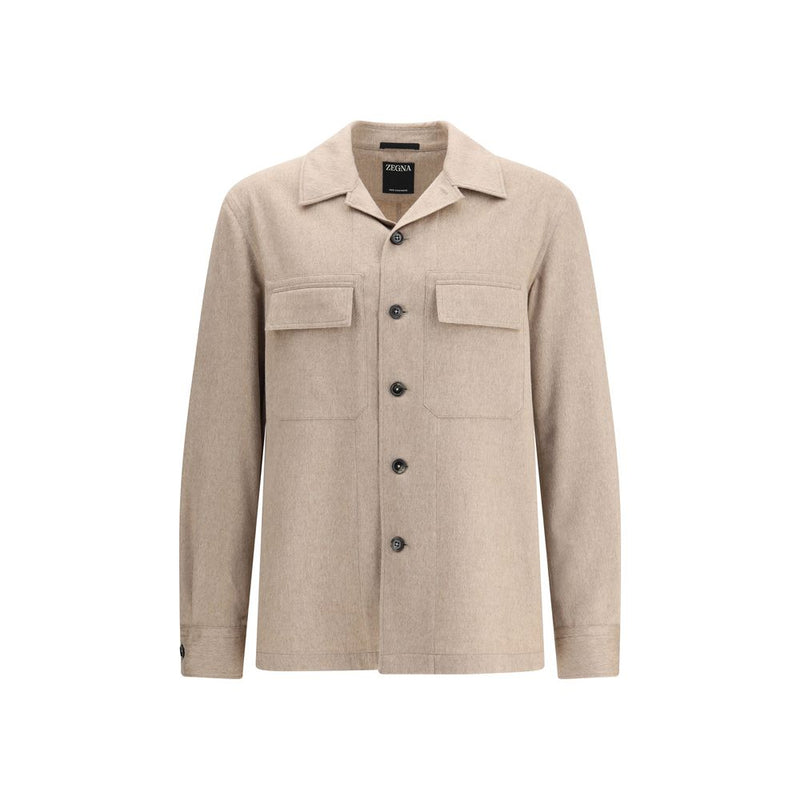 Beige Cashmere Coat