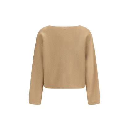 Beige Wool Top