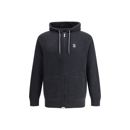 Black Cashmere Hoodie