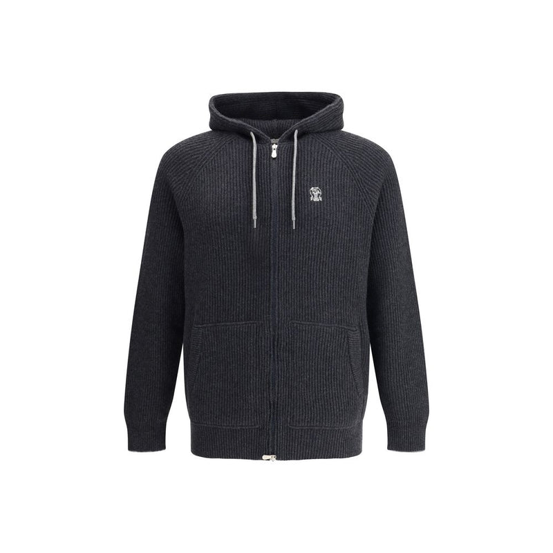Black Cashmere Hoodie