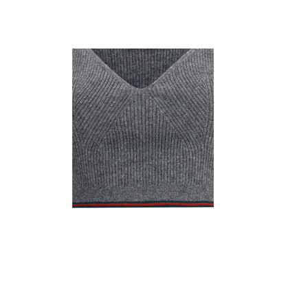 Gray Wool Top